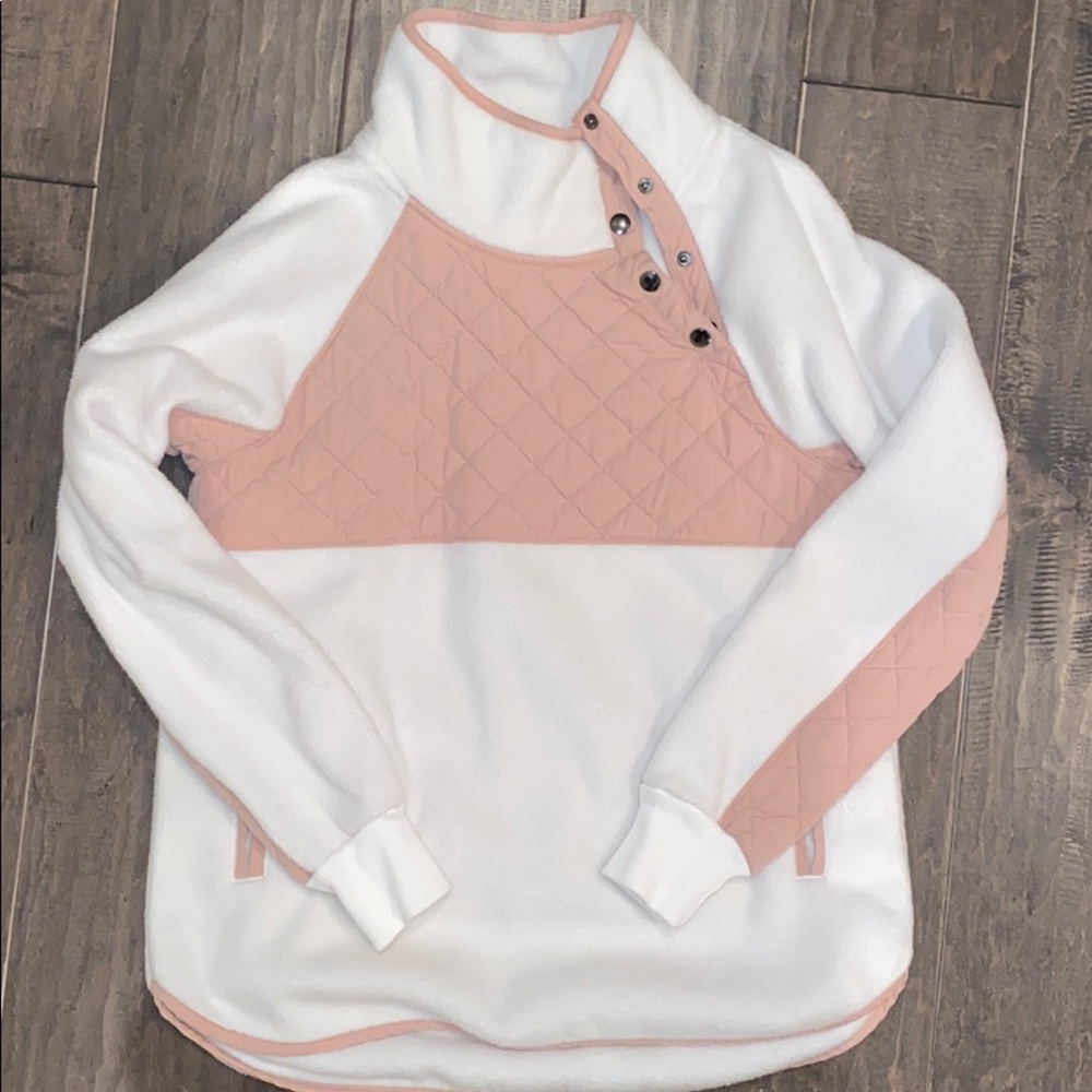 Abercrombie assymetrical fleece